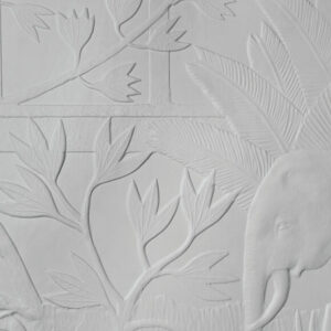 Arte Babylon Between rivers behang in kleur Feather (97002) - Product close-up