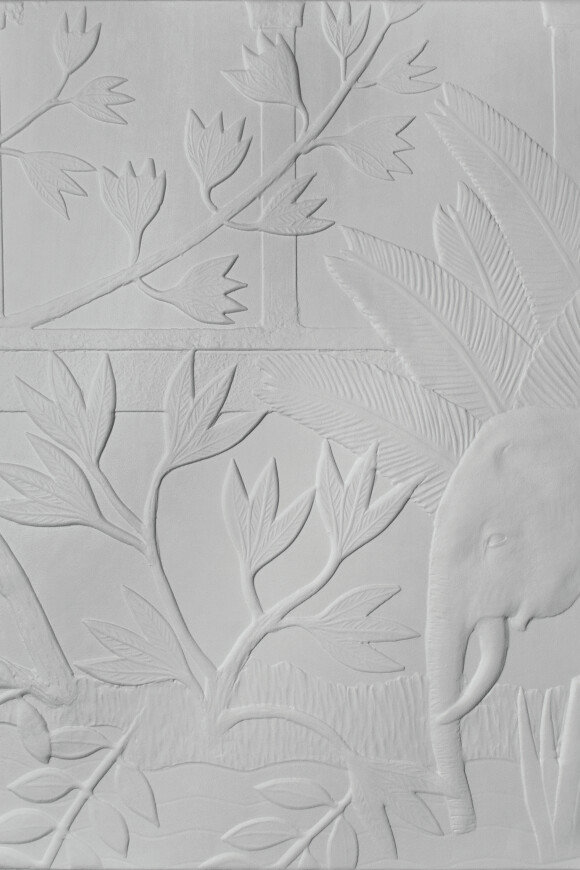 Arte Babylon Between rivers behang in kleur Feather (97002) - Product close-up