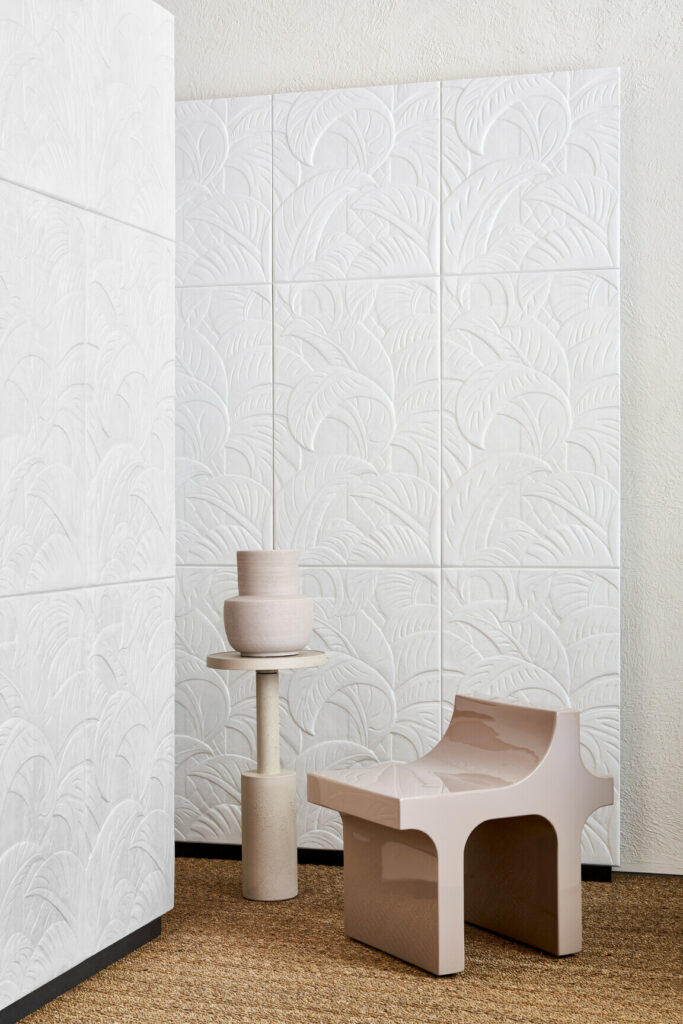 Arte Babylon Medjoul behang in kleur Cream (97020) - Interieur impressie
