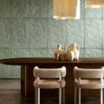 Arte Babylon Medjoul behang in kleur Fern (97023) - Interieur impressie