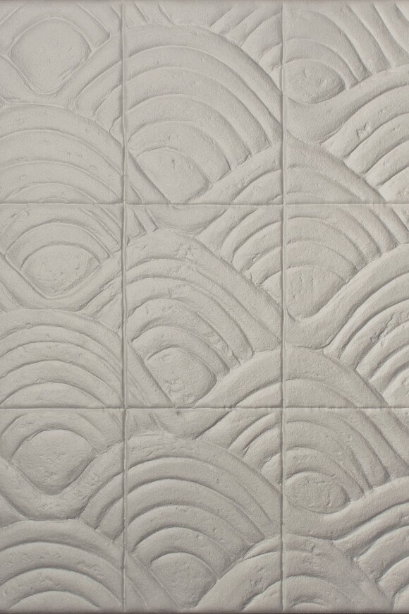 Arte Babylon Terracotta behang in kleur Gargoyle (97012) - Product close-up