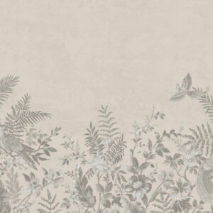 Arte Birds of paradise Barrabands garden behang in kleur BOP702 (BOP702) - Product close-up