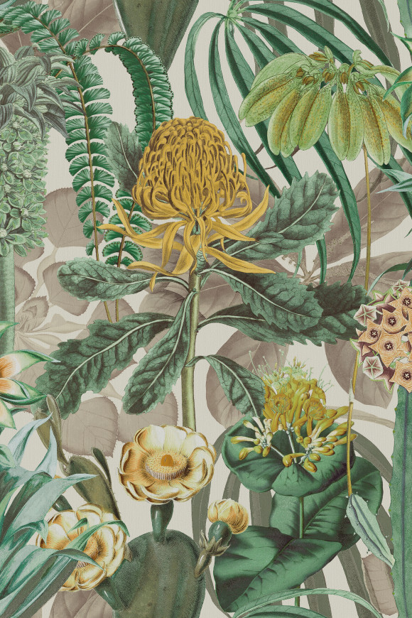 Arte Birds of paradise The botanist behang in kleur BOP601 (BOP601) - Product close-up