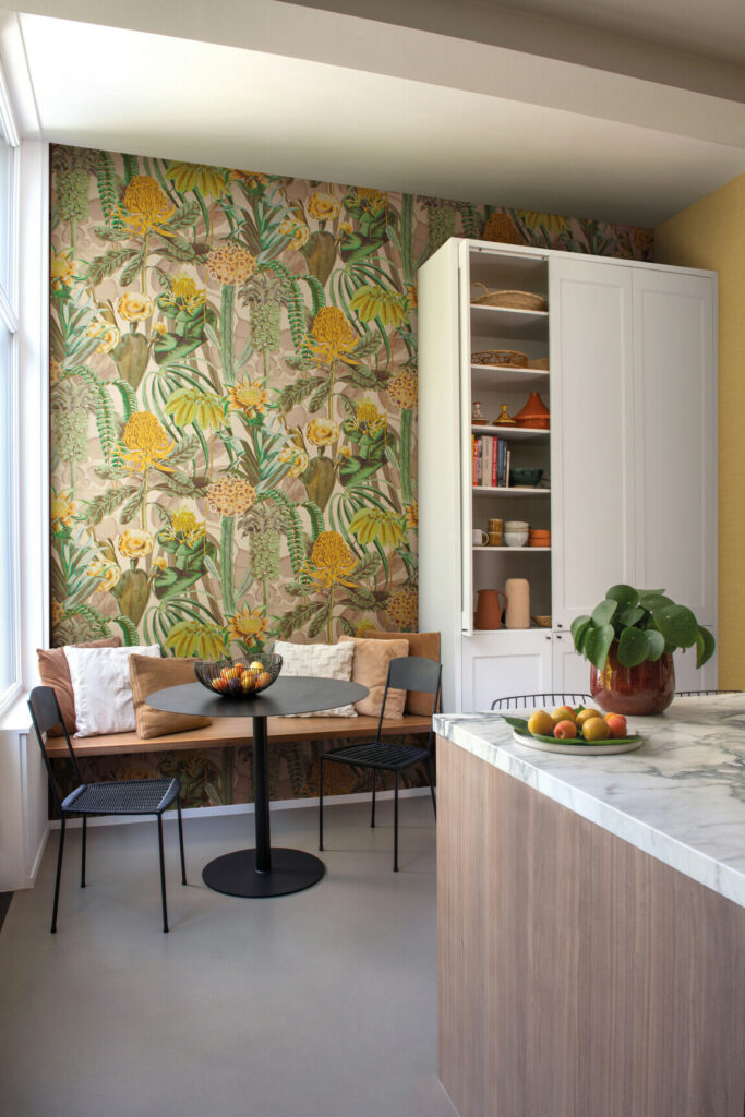Arte Birds of paradise The botanist behang in kleur BOP601 (BOP601) - Interieur impressie