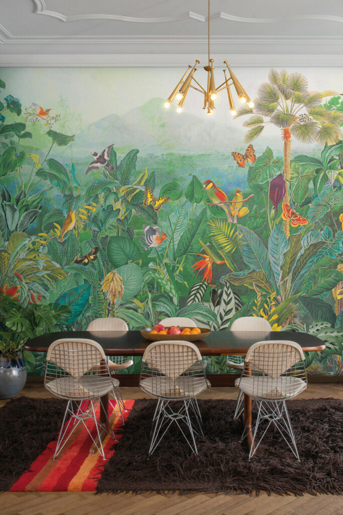 Arte Birds of paradise The tropics behang in kleur BOP401 (BOP401) - Interieur impressie