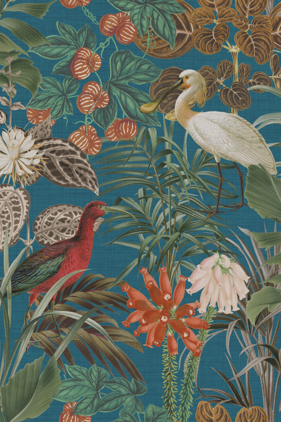 Arte Birds of paradise The wading birds behang in kleur BOP501 (BOP501) - Product close-up