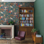 Arte Birds of paradise The wading birds behang in kleur BOP501 (BOP501) - Interieur impressie