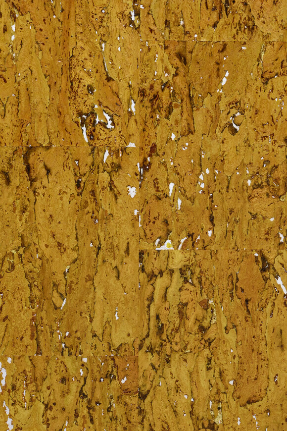 Arte Boutique Alentejo Cork behang in kleur Saffron Yellow (90592) - Product close-up