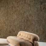 Arte Boutique Alentejo cork behang in kleur Glazed Eucalyptus (90593) - Interieur impressie