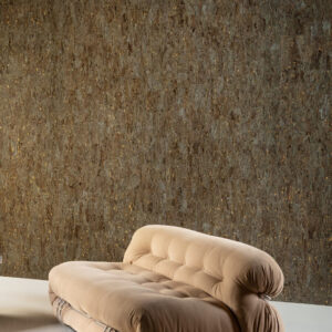 Arte Boutique Alentejo cork behang in kleur Glazed Eucalyptus (90593) - Interieur impressie