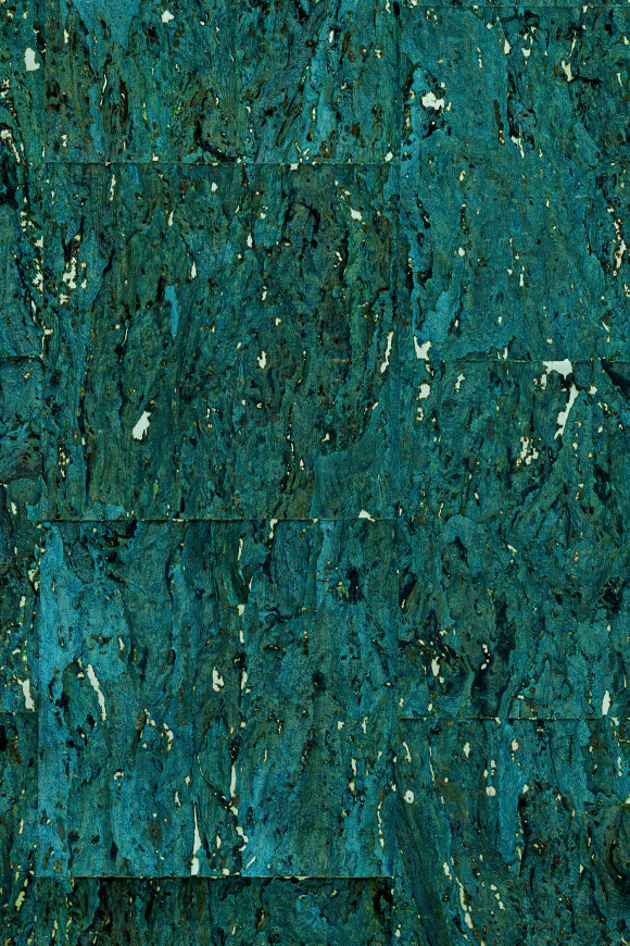 Arte Boutique Alentejo Cork behang in kleur Aquamarine (90594) - Product close-up