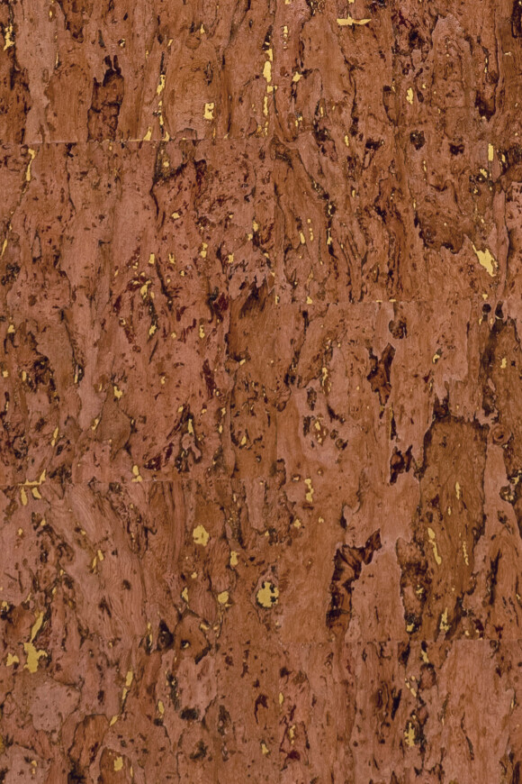 Arte Boutique Alentejo cork behang in kleur Padouk (90595) - Product close-up