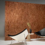 Arte Boutique Alentejo cork behang in kleur Padouk (90595) - Interieur impressie