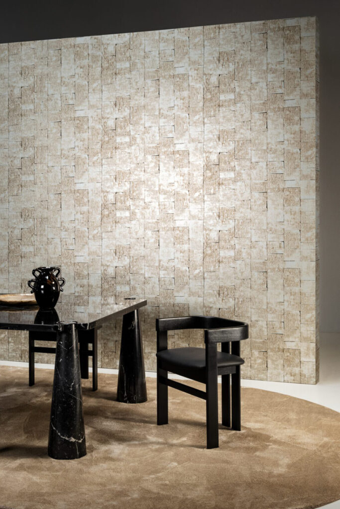 Arte Boutique Gilded heritage behang in kleur Antique Silver (90501) - Interieur impressie