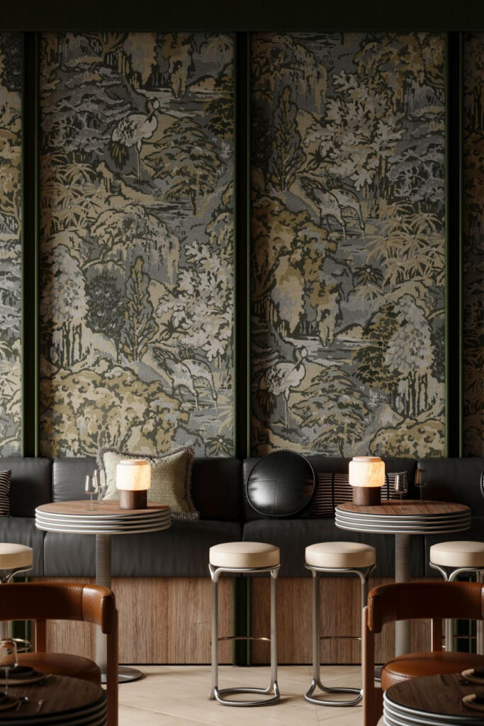 Arte Boutique Riverbank behang in kleur Ombre (90516) - Interieur impressie