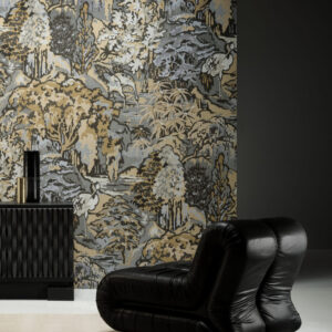 Arte Boutique Riverbank behang in kleur Ombre (90516) - Interieur impressie