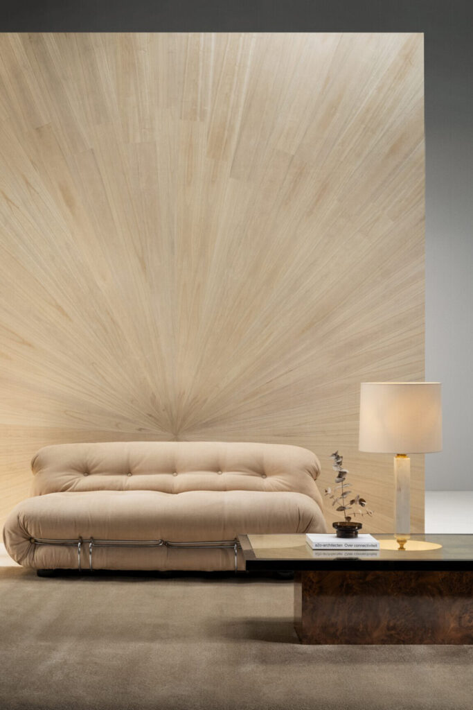 Arte Boutique Sunburst behang in kleur Natural (90510) - Interieur impressie