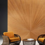 Arte Boutique Sunburst behang in kleur Desert Sun (90511) - Interieur impressie