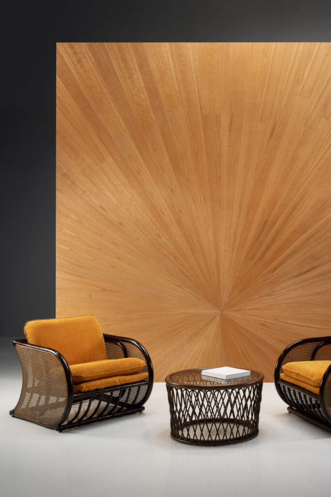 Arte Boutique Sunburst behang in kleur Desert Sun (90511) - Interieur impressie