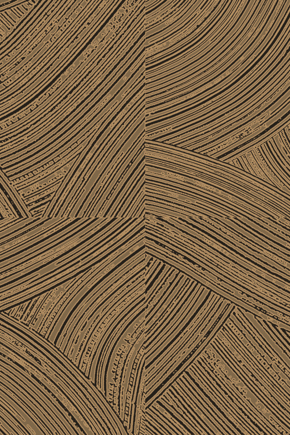 Arte Cameo Arado behang in kleur Warm Gold (66000) - Product close-up