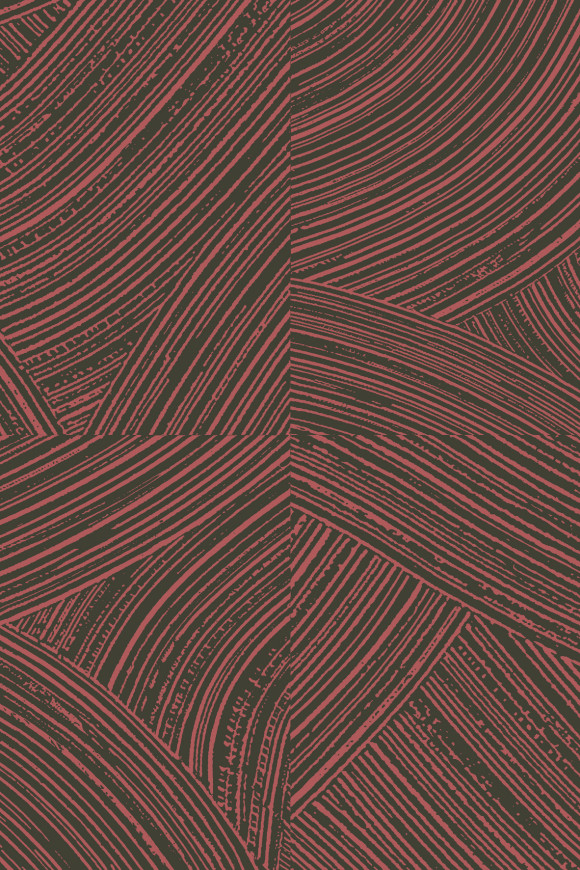 Arte Cameo Arado behang in kleur Rose Brown (66001) - Product close-up