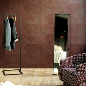 Arte Cameo Arado behang in kleur Rose Brown (66001) - Interieur impressie