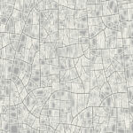 Arte Cameo Emaille behang in kleur Glazed White (66020) - Product close-up