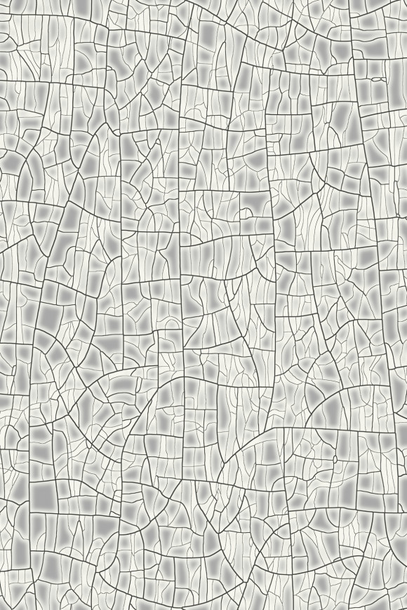 Arte Cameo Emaille behang in kleur Glazed White (66020) - Product close-up