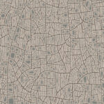 Arte Cameo Emaille behang in kleur Deep Taupe (66021) - Product close-up