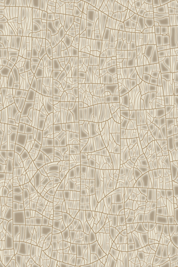 Arte Cameo Emaille behang in kleur Glazed Clay (66023) - Product close-up