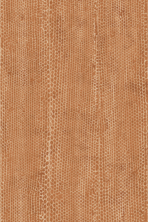 Arte Cameo Escama behang in kleur Brick (66032) - Product close-up