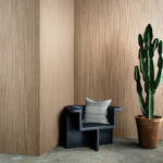 Arte Cameo Linea behang in kleur Blush (66070) - Interieur impressie