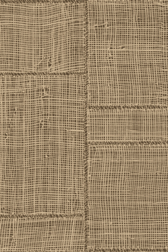 Arte Cameo Twine behang in kleur Straw (66060) - Product close-up