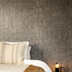 Arte Cameo Twine behang in kleur Warm Steel (66061) - Interieur impressie