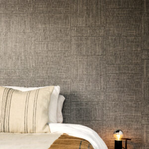Arte Cameo Twine behang in kleur Warm Steel (66061) - Interieur impressie
