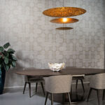 Arte Cantala Combo behang in kleur Opal (48530) - Interieur impressie