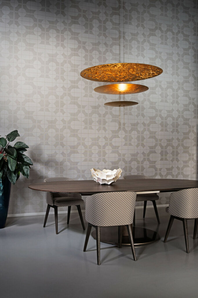 Arte Cantala Combo behang in kleur Opal (48530) - Interieur impressie