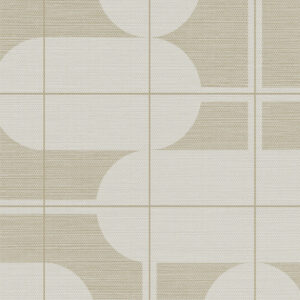 Arte Cantala Combo behang in kleur Ecru (48532) - Product close-up