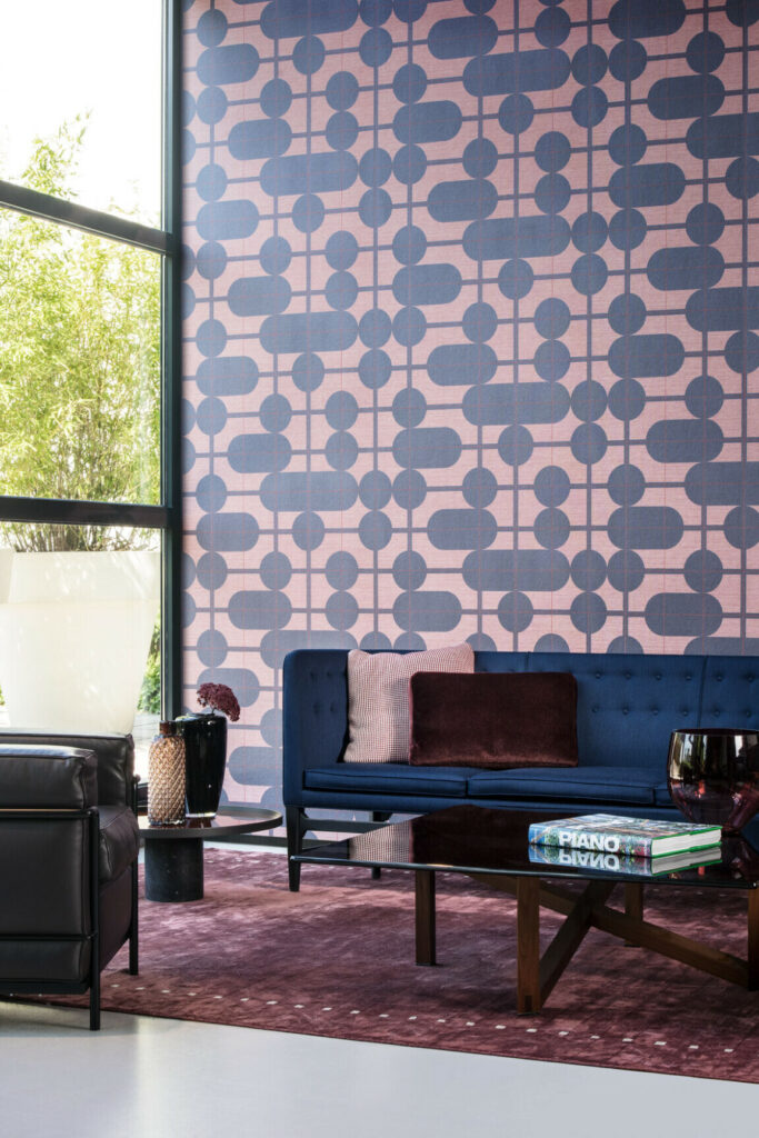 Arte Cantala Combo behang in kleur Murano (48534) - Interieur impressie