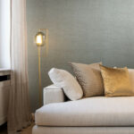 Arte Cantala Craft behang in kleur Winter Moss (48502) - Interieur impressie