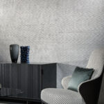 Arte Cantala Papyrus behang in kleur Mono (48550) - Interieur impressie