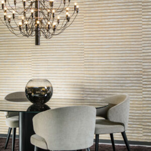 Arte Cantala Raphia behang in kleur Camouflage (48560) - Interieur impressie