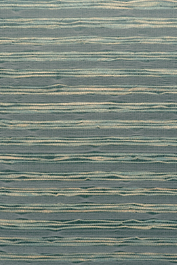 Arte All naturals Raphia behang in kleur Teal (48562A) - Product close-up