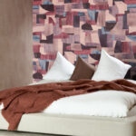 Arte Essentials costura Urban behang in kleur Garance (57603) - Interieur impressie