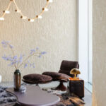 Arte Embleme Cloud behang in kleur Shell (30831) - Interieur impressie