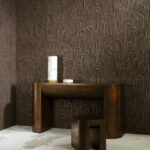 Arte Embleme Cloud behang in kleur Truffle (30832) - Interieur impressie