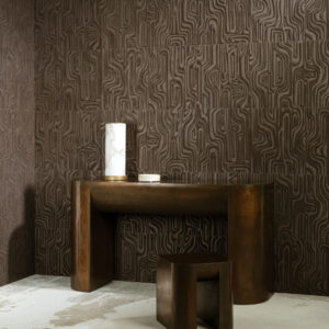 Arte Embleme Cloud behang in kleur Truffle (30832) - Interieur impressie