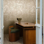 Arte Embleme Impasto behang in kleur Light Gold (60101A) - Interieur impressie