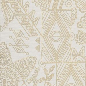 Arte Embleme Joie behang in kleur White Gold (30810) - Product close-up