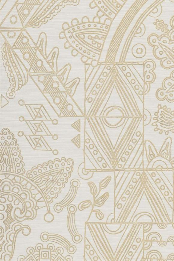 Arte Embleme Joie behang in kleur White Gold (30810) - Product close-up